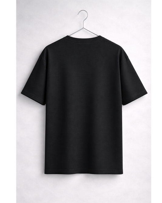 Anime Eyes Oversized Black T-Shirt | Dark Aesthetic Graphic Tee | DTF Print