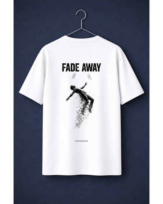 Fade Away Oversized Graphic T-Shirt – Minimal Aesthetic Streetwear Tee