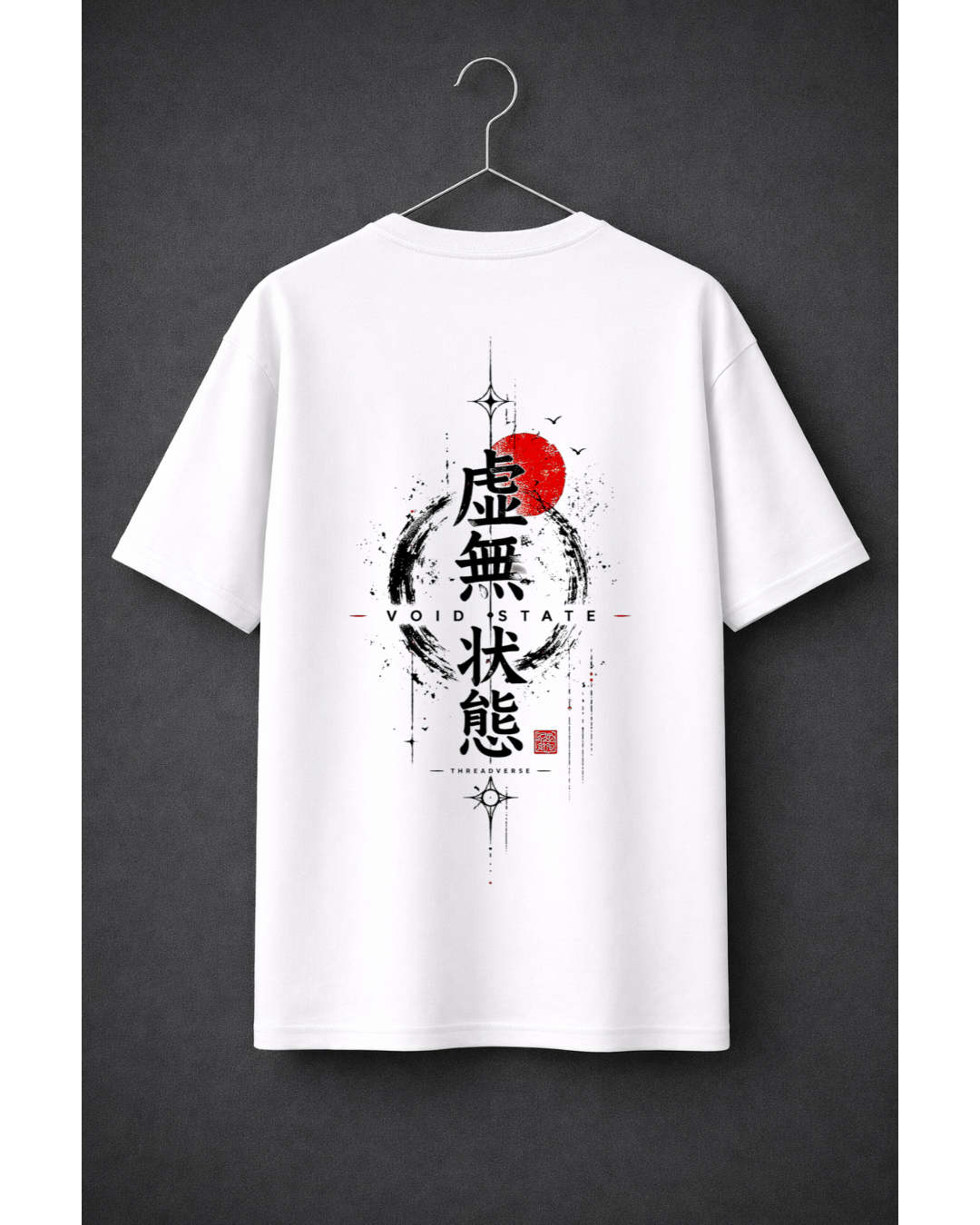 Void State Oversized Graphic T-Shirt – Japanese Aesthetic Streetwear Tee