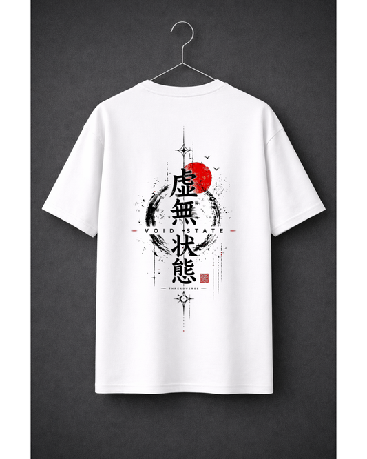 Void State Oversized Graphic T-Shirt – Japanese Aesthetic Streetwear Tee