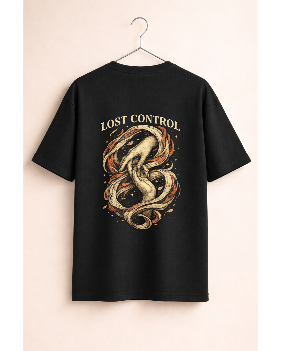 Lost Control Oversized Graphic T-Shirt – Vintage Aesthetic Streetwear Tee