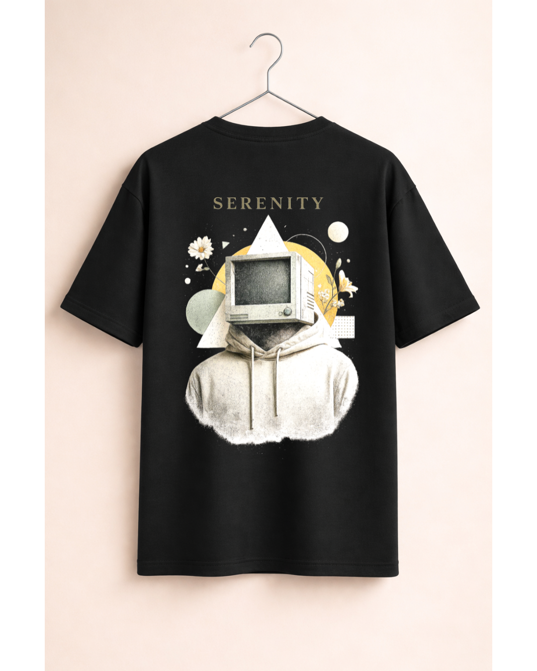 Serenity Oversized Graphic T-Shirt – Minimal Aesthetic Streetwear Tee
