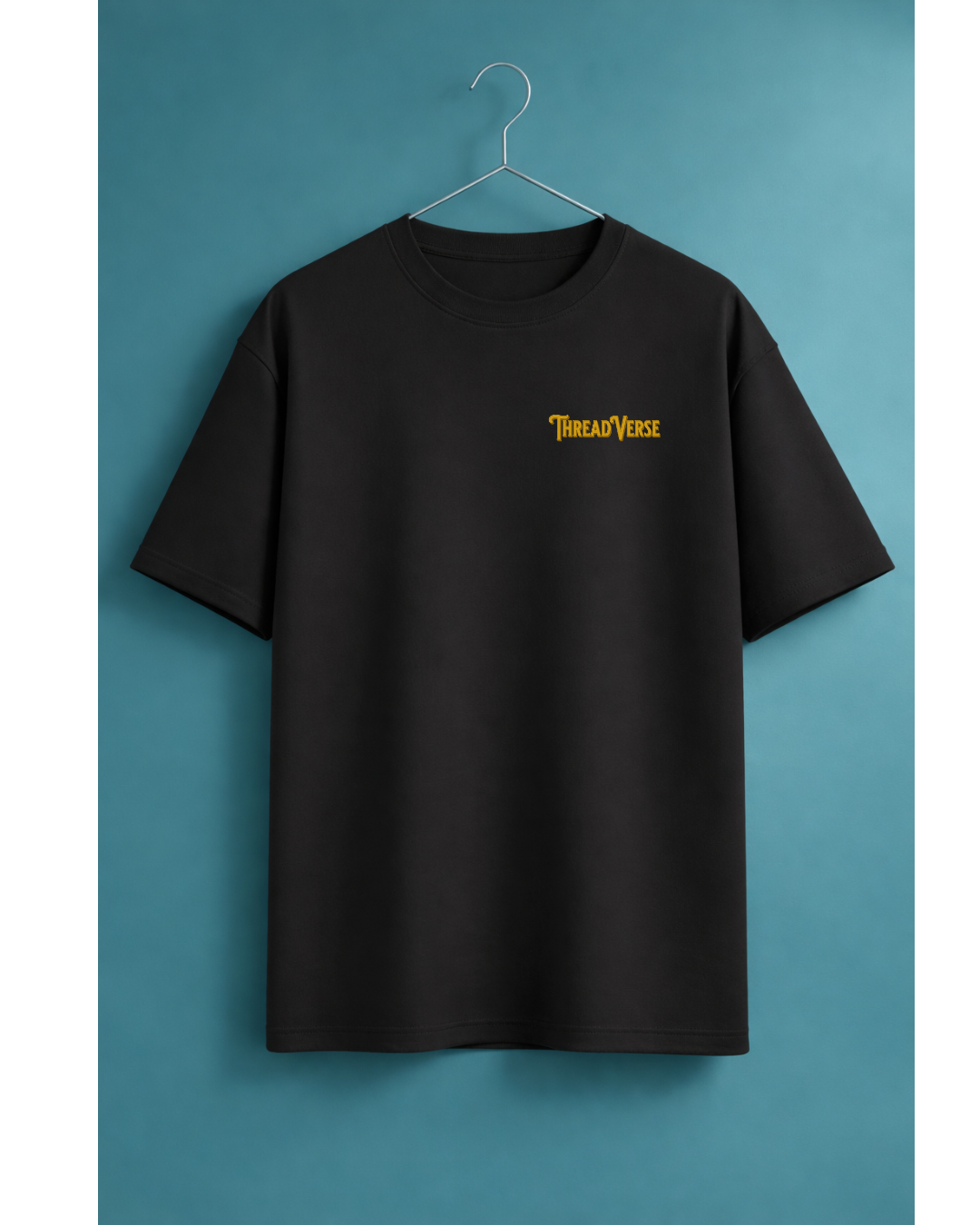 Energy Hand Burst Black Graphic T-Shirt | ThreadVerse