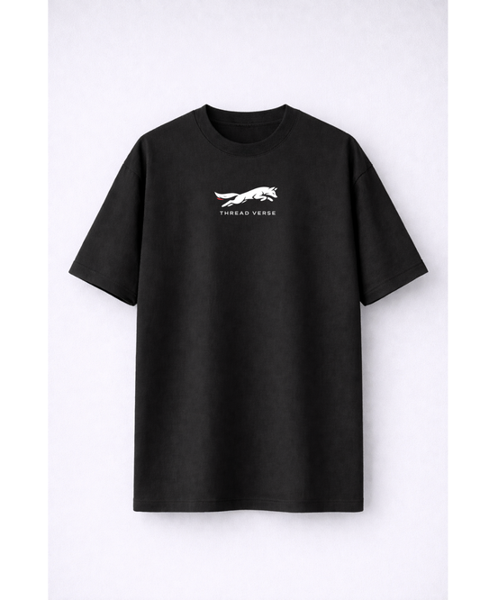 You Are Being Watched Oversized T-Shirt | Cyberpunk Eye Graphic Black Tee | ThreadVerse