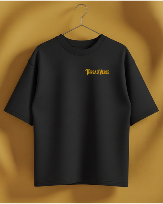 Neon Nostalgia Oversized T-Shirt | Retro Anime Warrior Glitch Tee