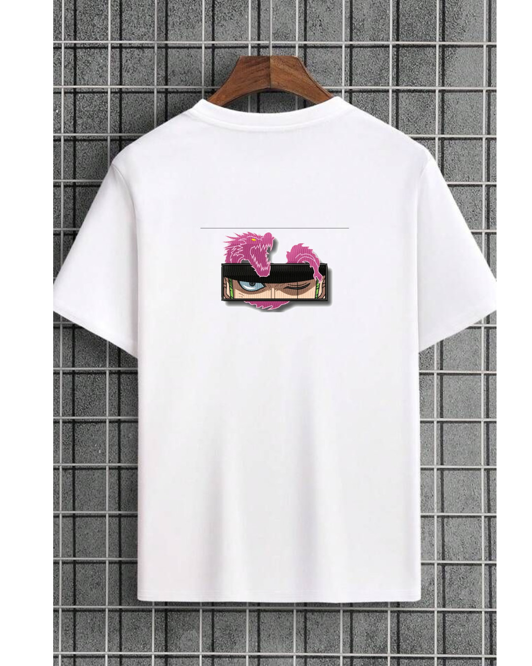 Anime Dragon Eye Patch T-Shirt | Japanese Streetwear Unisex